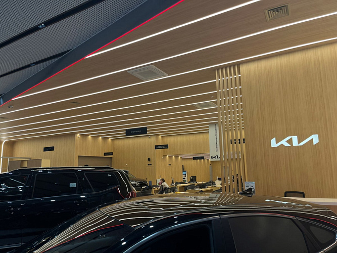 Автосалон KIA в Санкт-Петербурге - освещение рис.9